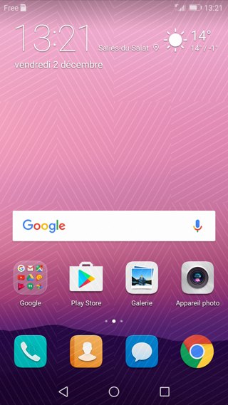 Huawei P9 Lite Android 7.0 Nougat EMUI 5.0 screenshots