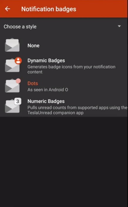 Dots Android O Notification Badge