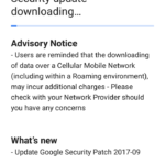 Nokia5 September2017 OTA 2017 security patch for Nokia 5
