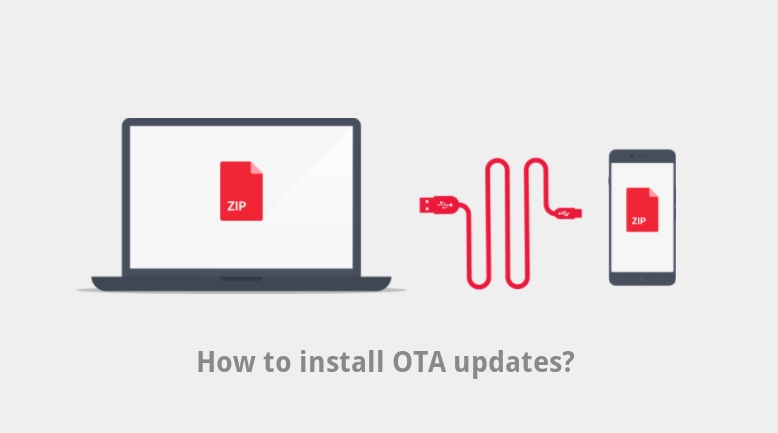 how to install update.zip using adb