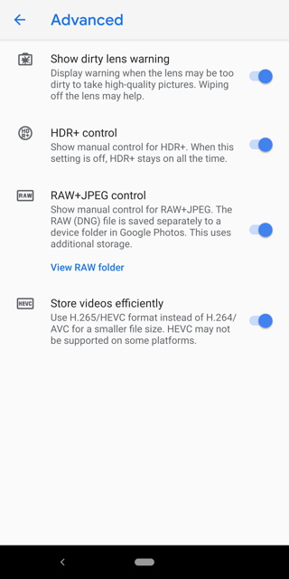 Google Pixel 3 camera features Screenshot2