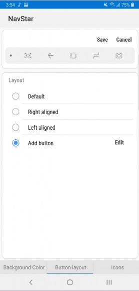 NavStar Good Lock plugin for Navigation bar customization