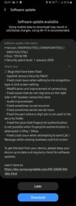 Android 10 Beta 4 update for Samsung Galaxy S9 plus
