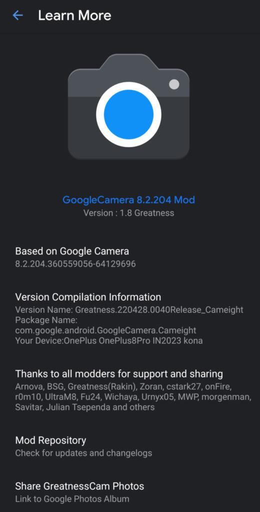 Stable GCAM 8.2 APK Download with Config Files for Android 8 Oreo, 9 Pie, 10, 11, 12+ 7 GCam8.2.204 Greatness.220428 b84