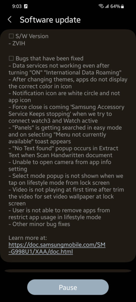 Samsung One UI 5.0 Beta 3 is now available for download for Galaxy S21, S21+, and S21 Ultra 7 One UI 5.0 Beta 3 full changelog for Galaxy S21 S21 plus and S21 Ultra