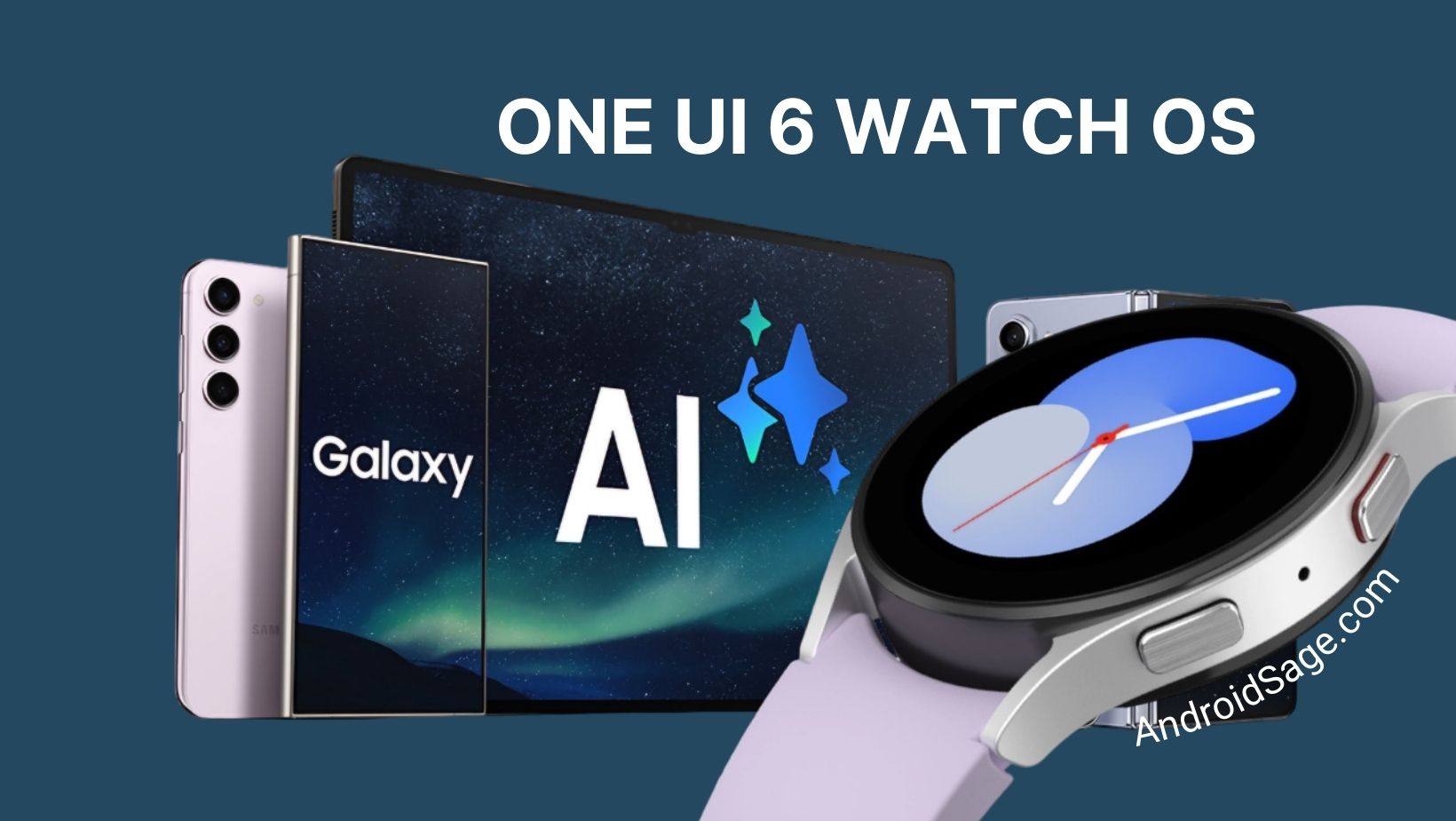 Samsung One UI 6 Watch OS for Galaxy Watch 4 5 and 6 with Galaxy AI Features