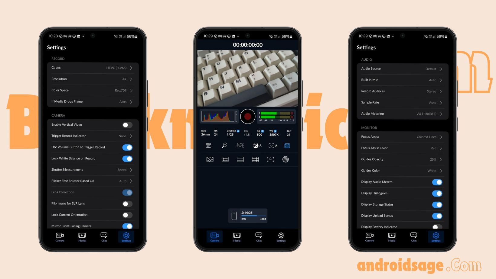 Latest Blackmagic Camera APK Download for all Android devices