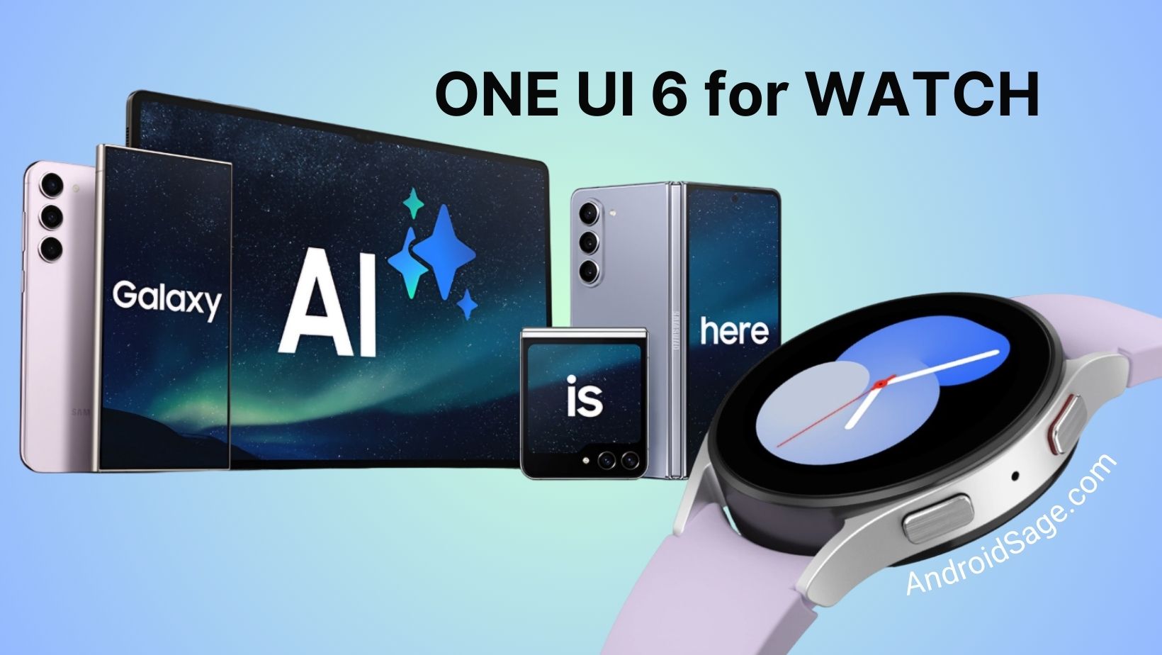 Samsung One UI 6 Watch Beta Program Live for Galaxy 4 and Watch 5 series