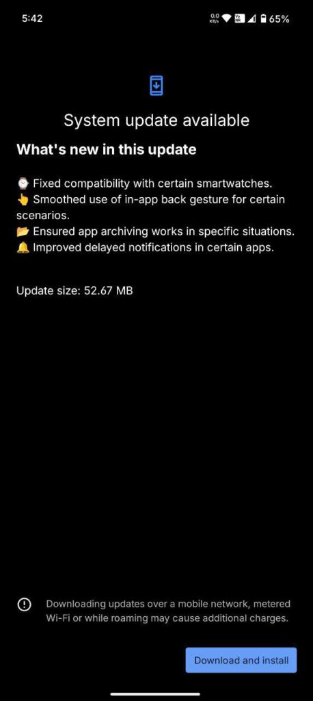 Nothing OS 3.0 Hotfix Update for Nothing Phone (2)