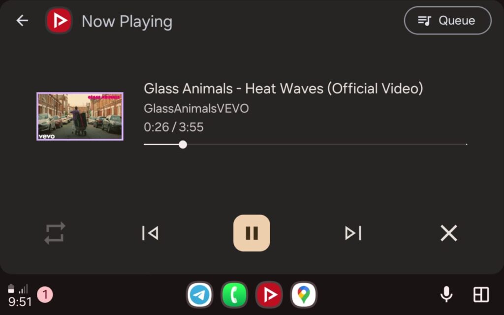 YouTube on Android Auto arrives with NewPipe App Update: Listen to YT Music and Podcasts in your Car 7 YouTube Music on Android Auto via NewPipe Screenshot (2)